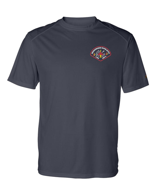 4120- MENOMINEE FIRE DEPT Men's Dri-Fit Sport Shoulders T-Shirt