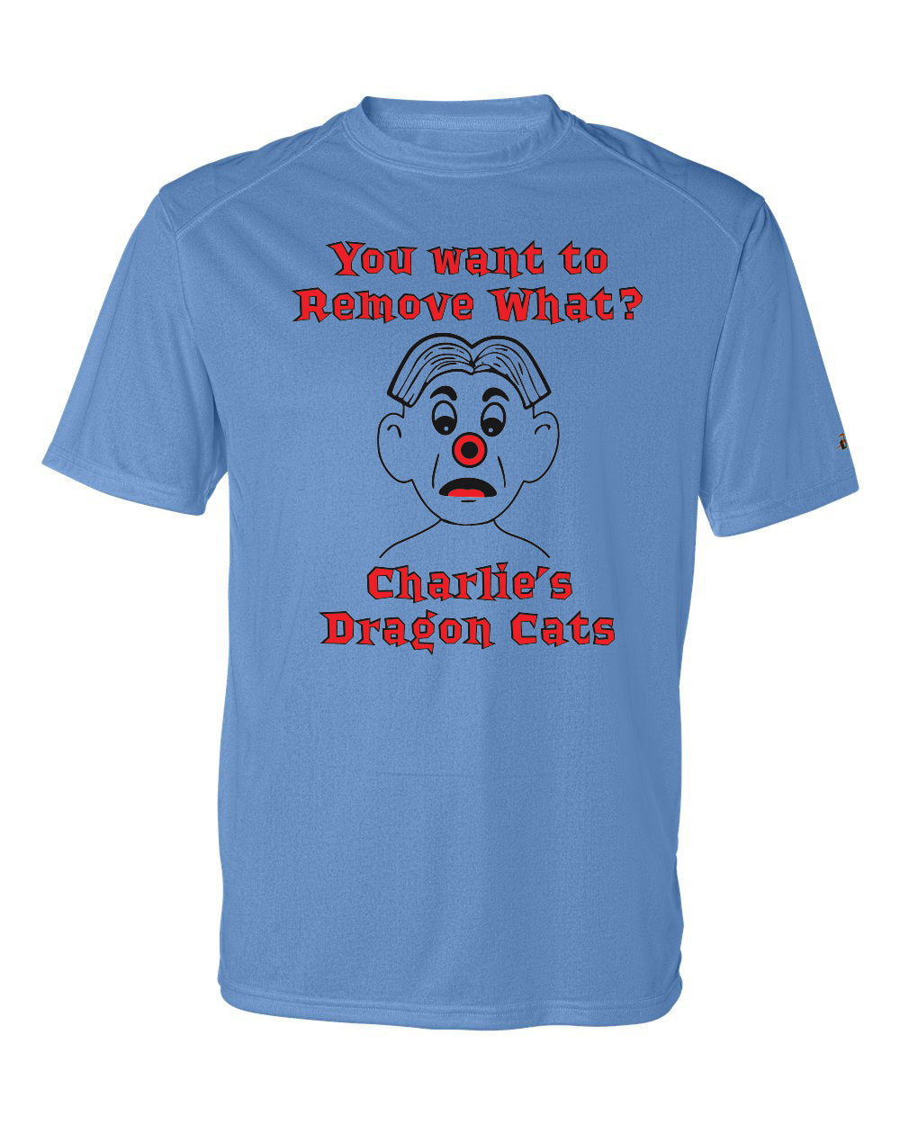 4120- CHARLIES DRAGON CATS Men's B-Core Sport Shoulders T-Shirt