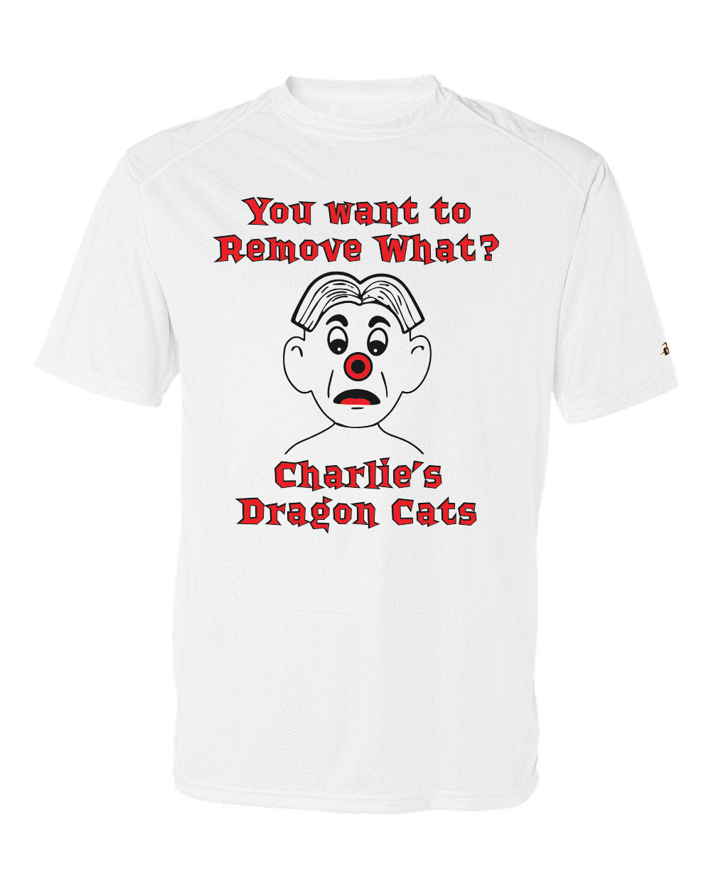 4120- CHARLIES DRAGON CATS Men's B-Core Sport Shoulders T-Shirt