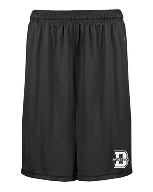 4127- DBQ SENIOR MEN'S SWIM Men's Pocketed 7" Shorts