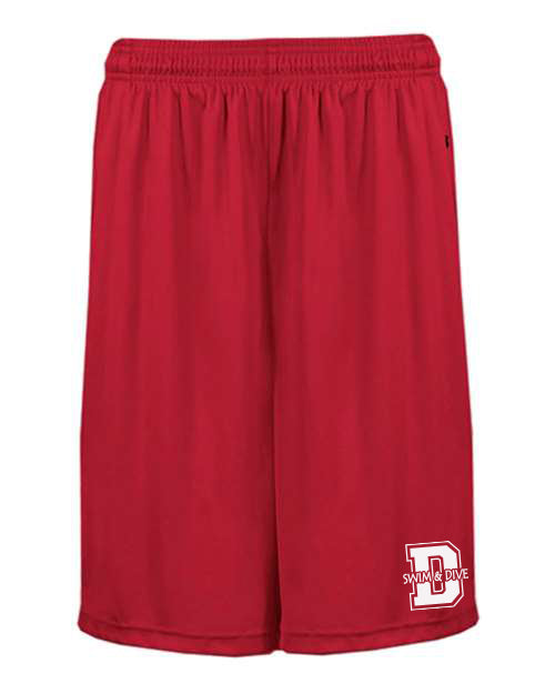 4127- DBQ SENIOR MEN'S SWIM Men's Pocketed 7" Shorts