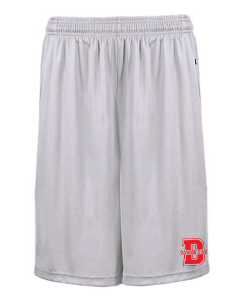 4127- DBQ SENIOR MEN'S SWIM Men's Pocketed 7" Shorts