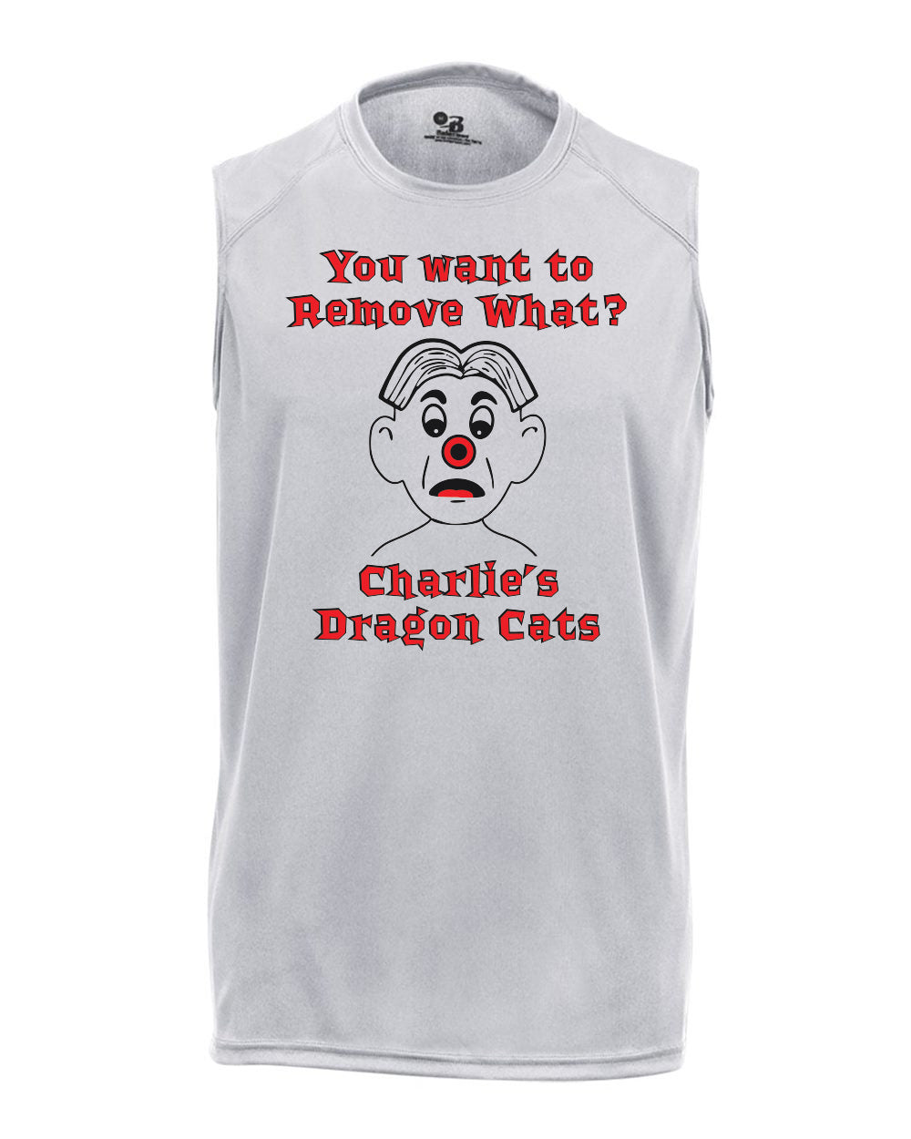 4130- CHARLIES DRAGON CATS Men's B-Core Sleeveless T-Shirt