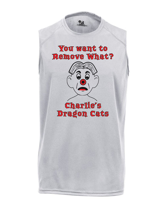 4130- CHARLIES DRAGON CATS Men's B-Core Sleeveless T-Shirt