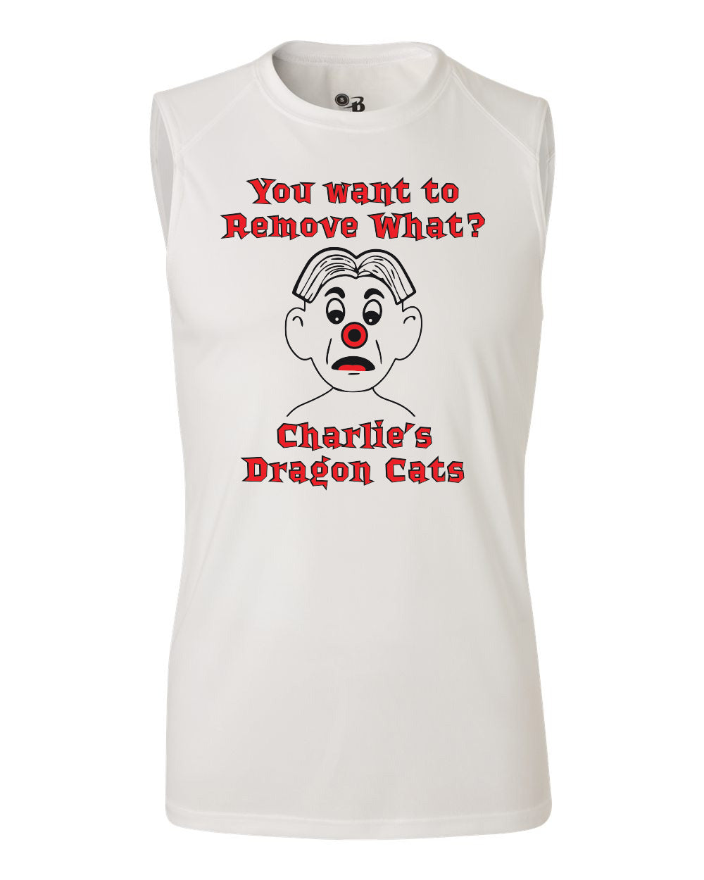 4130- CHARLIES DRAGON CATS Men's B-Core Sleeveless T-Shirt