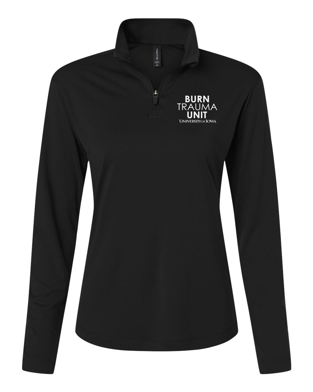 41870L- U OF I BURN UNIT Women's Performance Quarter-Zip Pullover