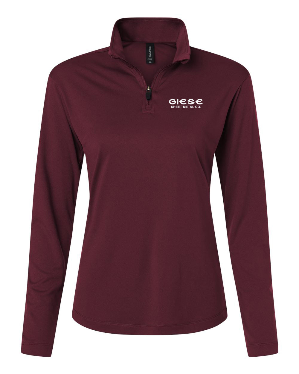 41870L- GIESE SHEET METAL AllPro - Pro-Lock Women's Performance Quarter-Zip Pullover