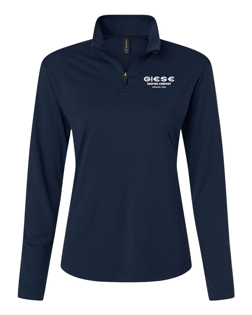 41870L- GIESE ROOFING AllPro - Pro-Lock Women's Performance Quarter-Zip Pullover