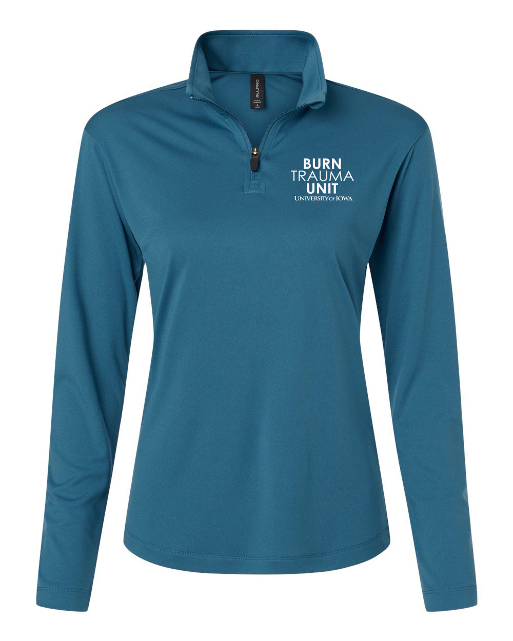 41870L- U OF I BURN UNIT Women's Performance Quarter-Zip Pullover