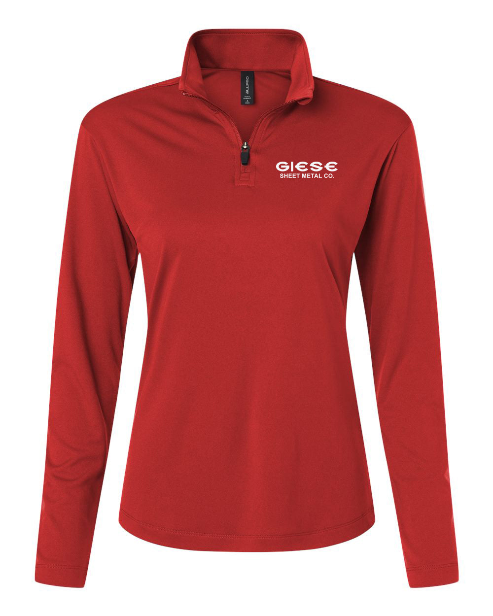 41870L- GIESE SHEET METAL AllPro - Pro-Lock Women's Performance Quarter-Zip Pullover