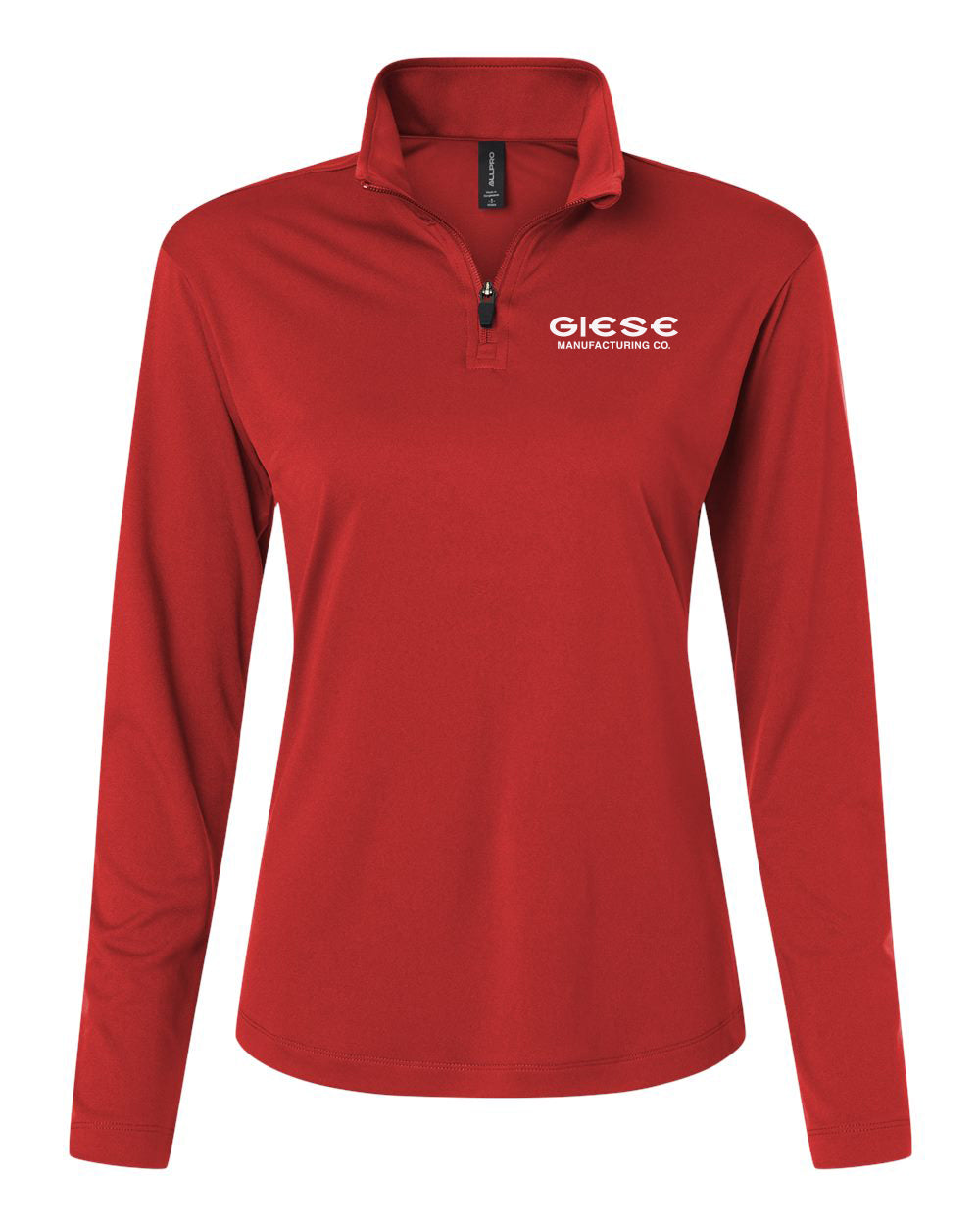 41870L- GIESE MFG Women's Performance Quarter-Zip Pullover