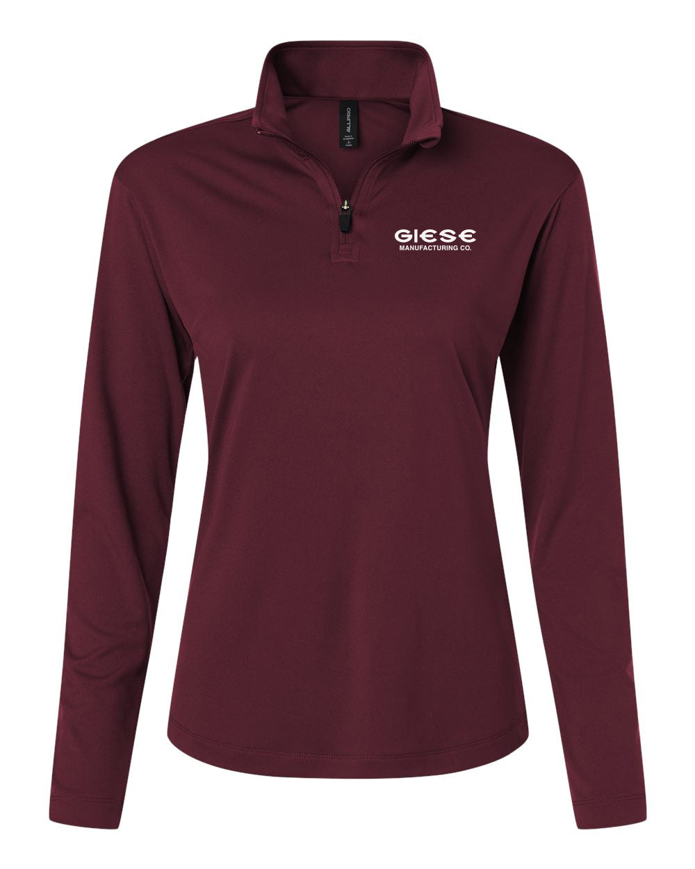 41870L- GIESE MFG Women's Performance Quarter-Zip Pullover