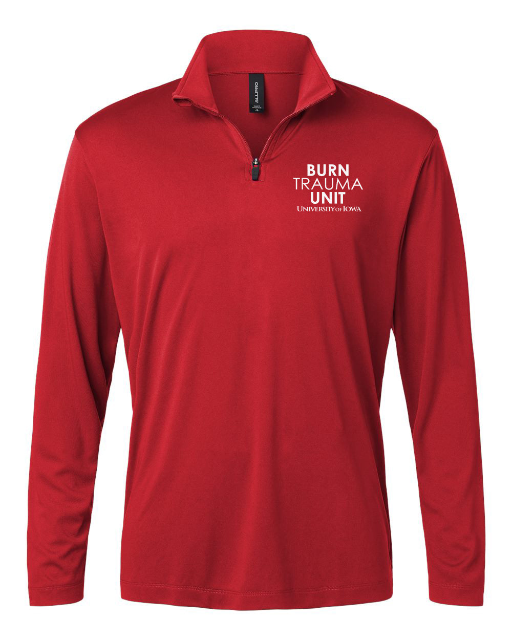 41870- U OF I BURN UNIT Men's Performance Quarter-Zip Pullover