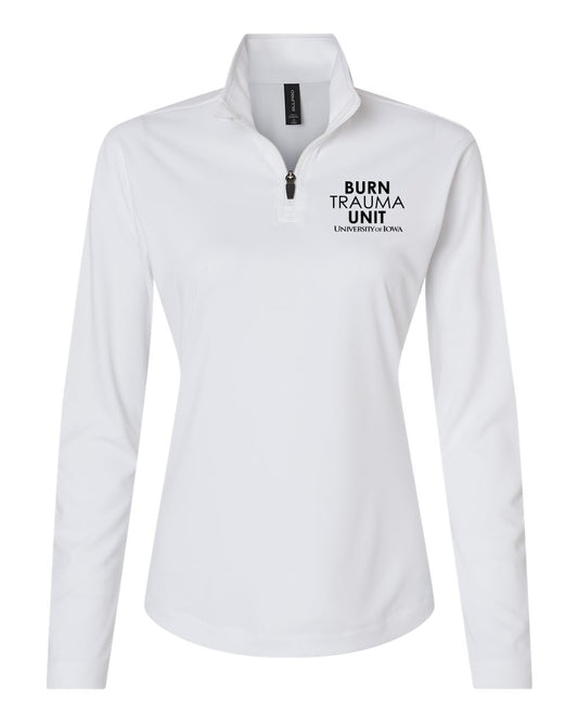 41870L- U OF I BURN UNIT Women's Performance Quarter-Zip Pullover