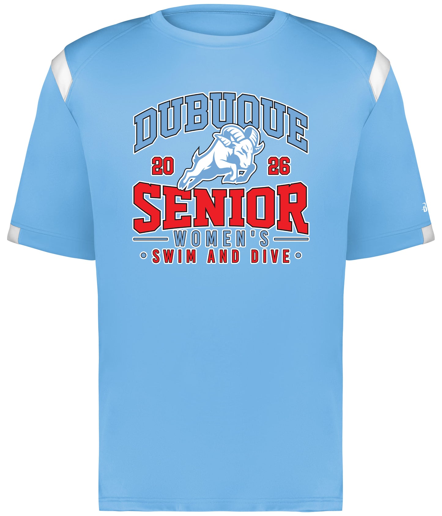 425100- DBQ SENIOR SWIM ON THE RISE TEE