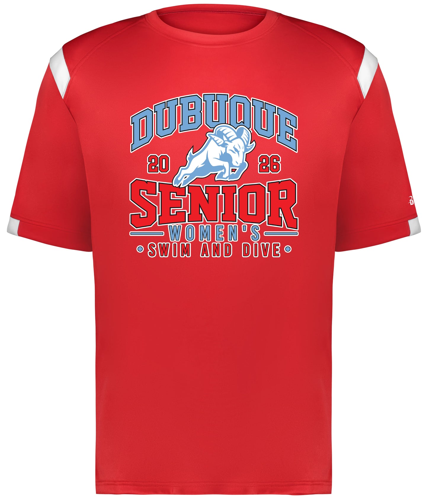 425100- DBQ SENIOR SWIM ON THE RISE TEE