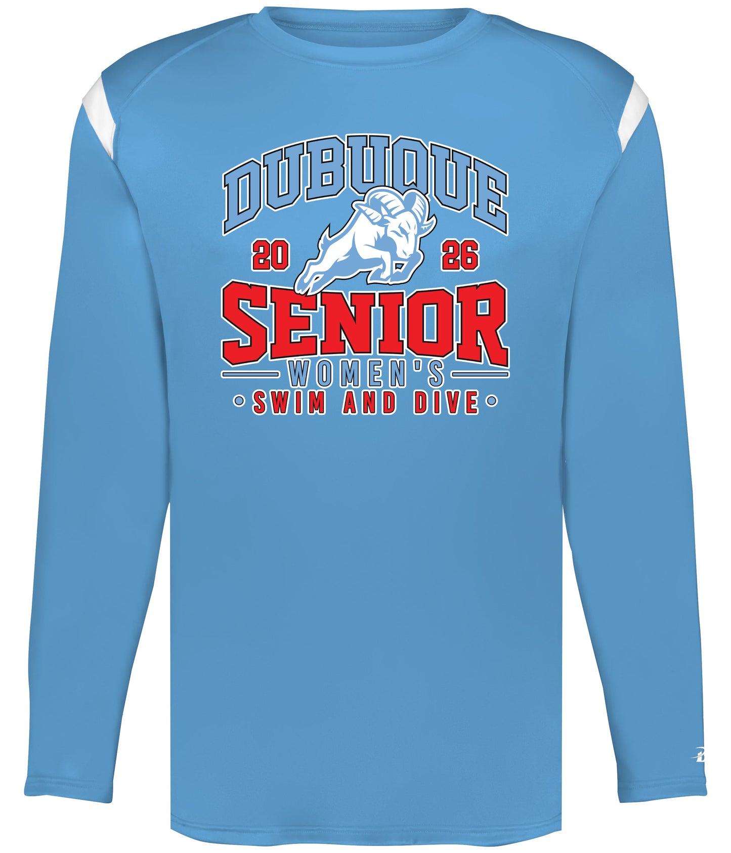 4255- DBQ SENIOR SWIM Unisex On The Rise Long Sleeve T-Shirt