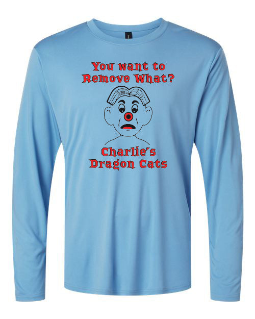 48400- CHARLIES DRAGON CATS Unisex Performance L/S T-Shirt