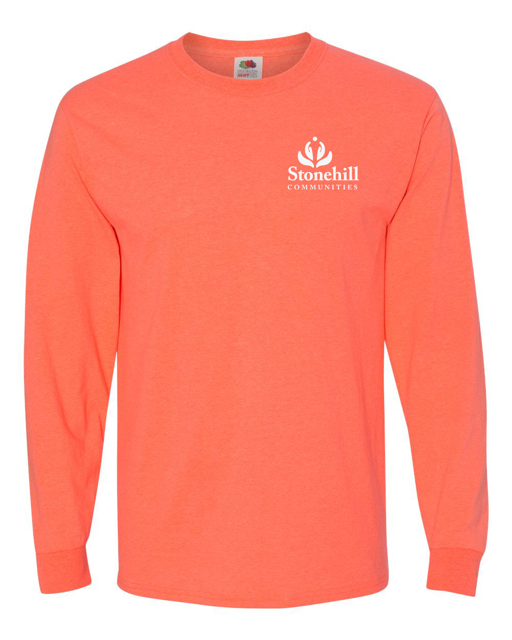 4930- STONEHILL Fruit of the Loom - HD Cotton Long Sleeve T-Shirt