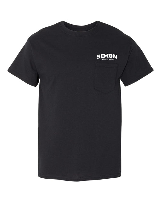 5300- SIMON CUSTOM FARMING Heavy Cotton™ Pocket T-Shirt