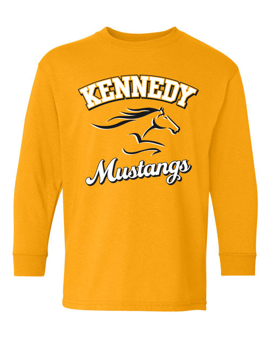 5400B- KENNEDY- Gildan - Heavy Cotton™ Youth Long Sleeve T-Shirt