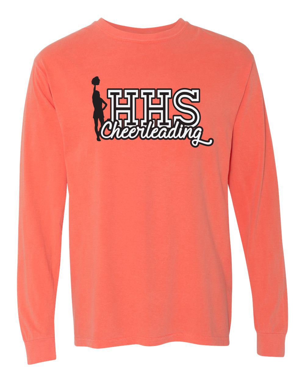 6014- HEMPSTEAD CHEER Unisex Garment-Dyed Long Sleeve T-Shirt