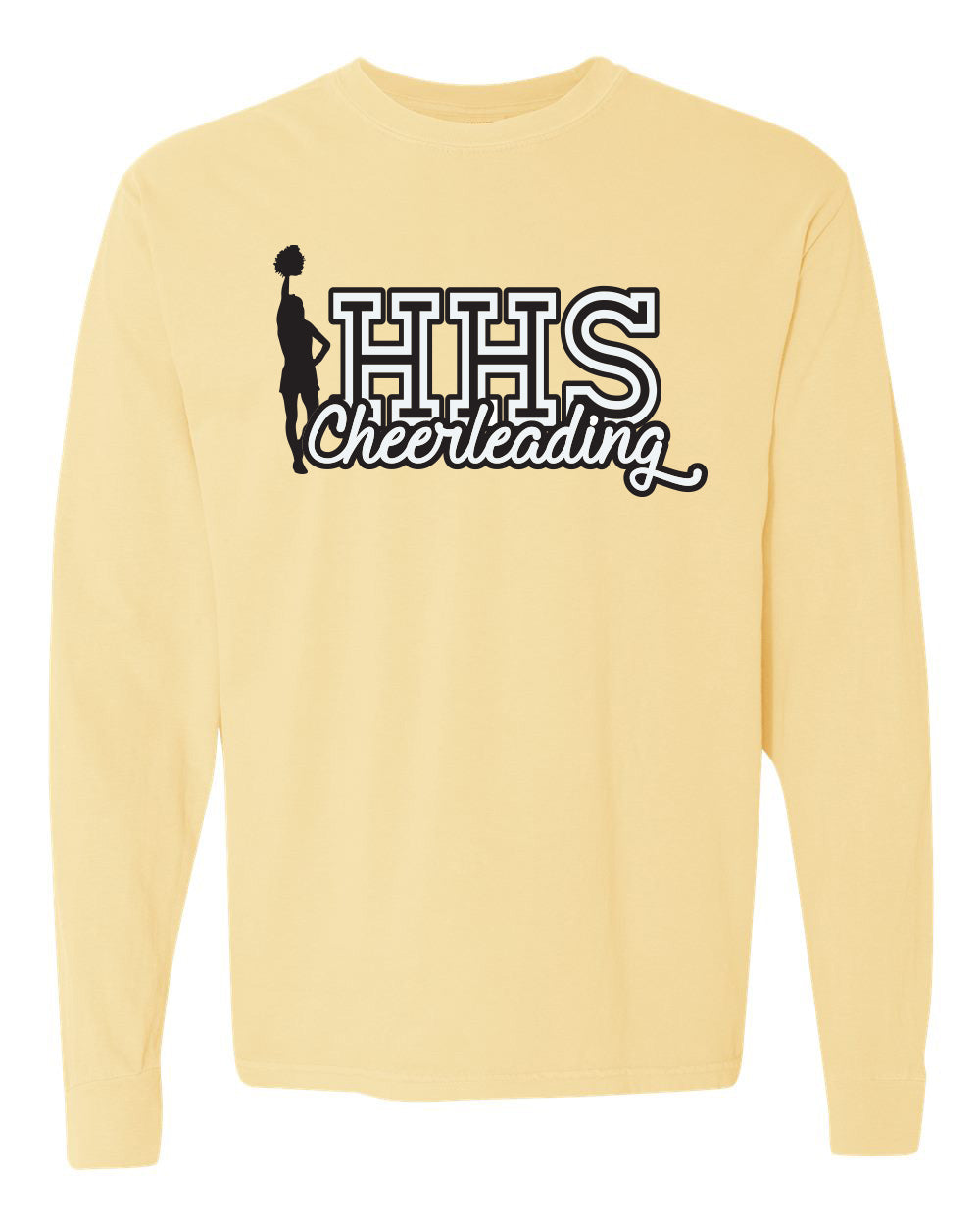 6014- HEMPSTEAD CHEER Unisex Garment-Dyed Long Sleeve T-Shirt