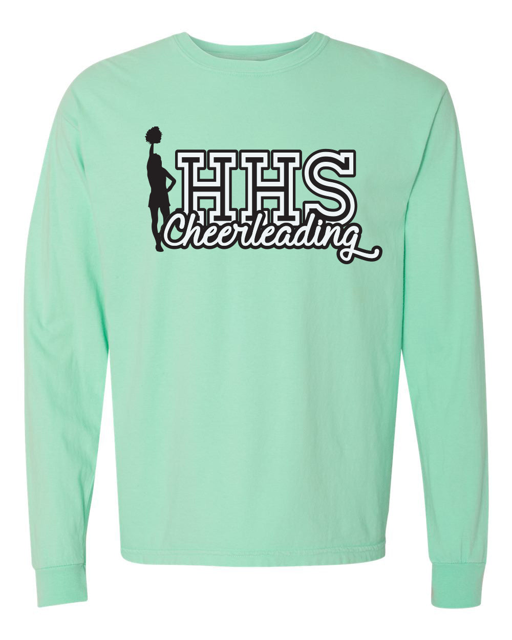 6014- HEMPSTEAD CHEER Unisex Garment-Dyed Long Sleeve T-Shirt