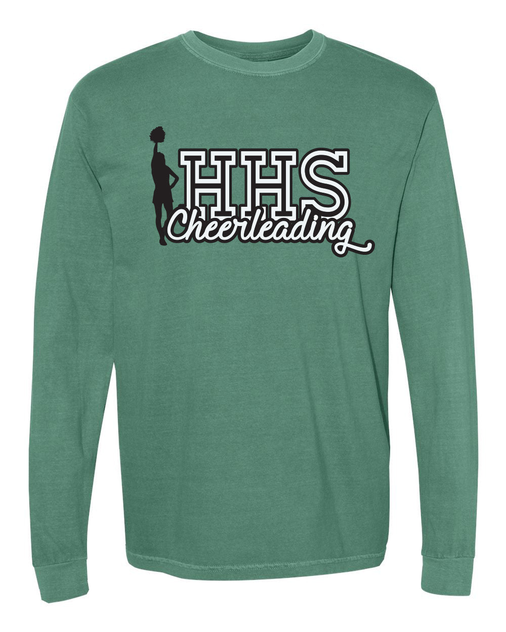 6014- HEMPSTEAD CHEER Unisex Garment-Dyed Long Sleeve T-Shirt