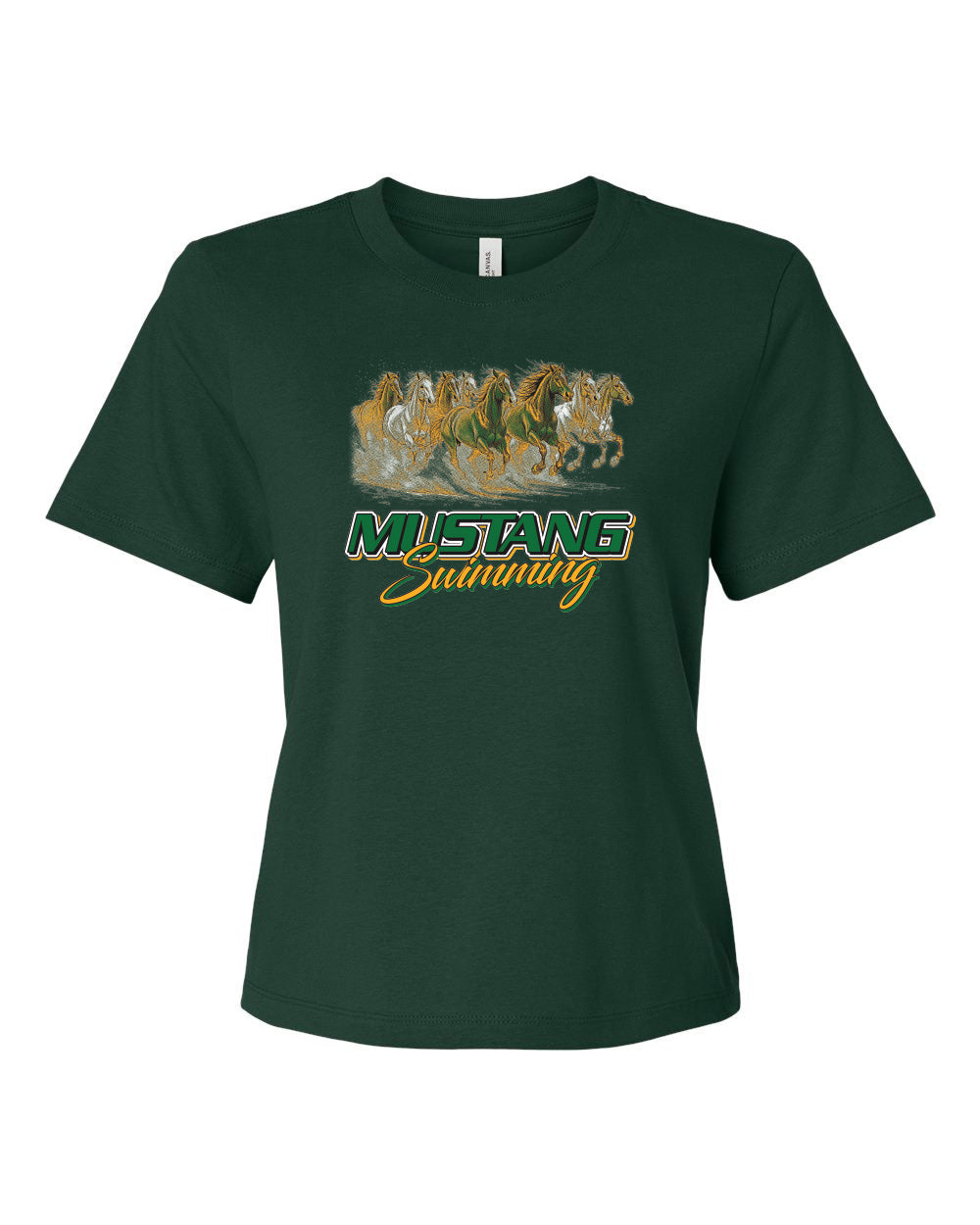 6110- HEMPSTEAD SWIMMING Women's 6 oz Heavyweight Tee