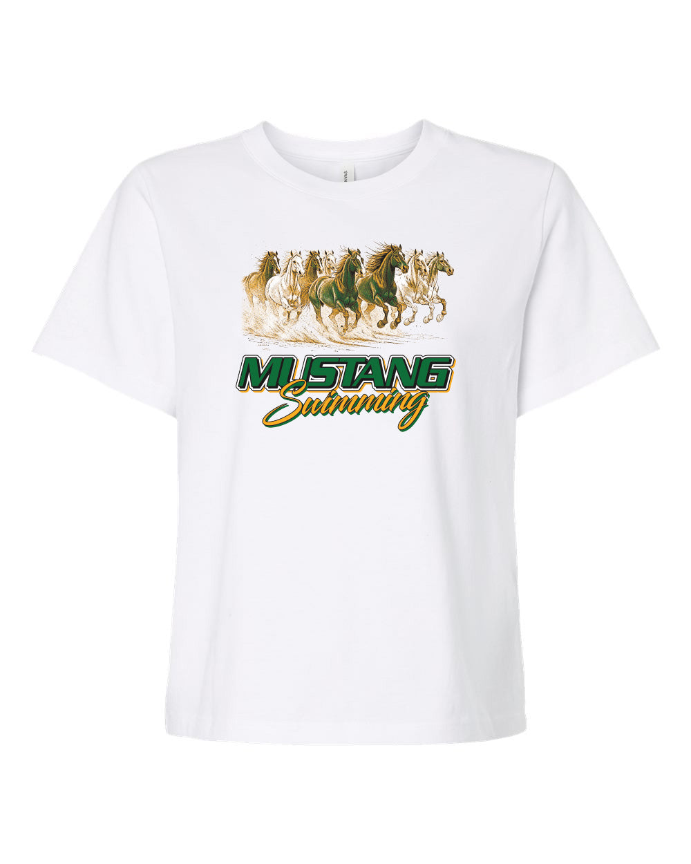 6110- HEMPSTEAD SWIMMING Women's 6 oz Heavyweight Tee