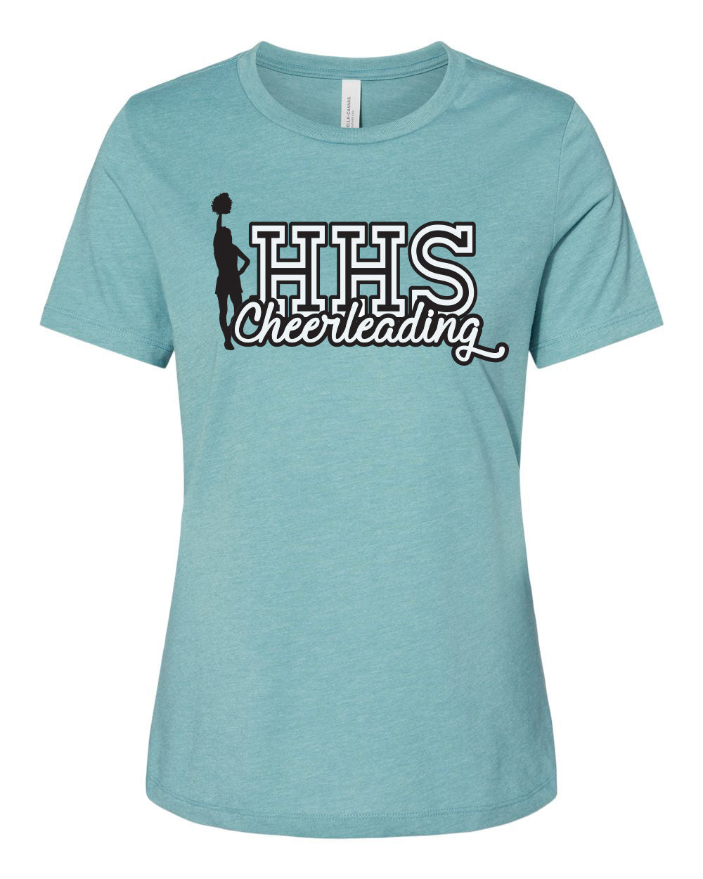 6400CVC- HEMPSTEAD CHEERLEADING Women’s Relaxed Fit Heather CVC Tee