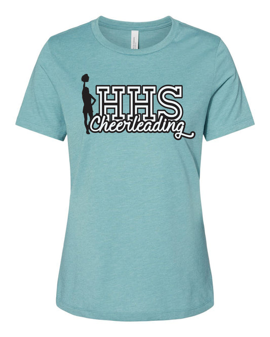 6400CVC- HEMPSTEAD CHEERLEADING Women’s Relaxed Fit Heather CVC Tee