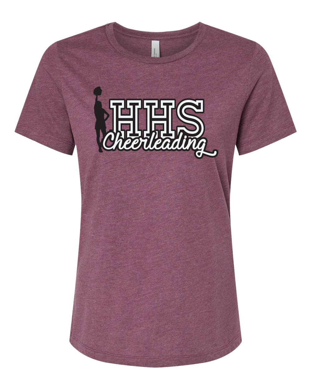 6400CVC- HEMPSTEAD CHEERLEADING Women’s Relaxed Fit Heather CVC Tee