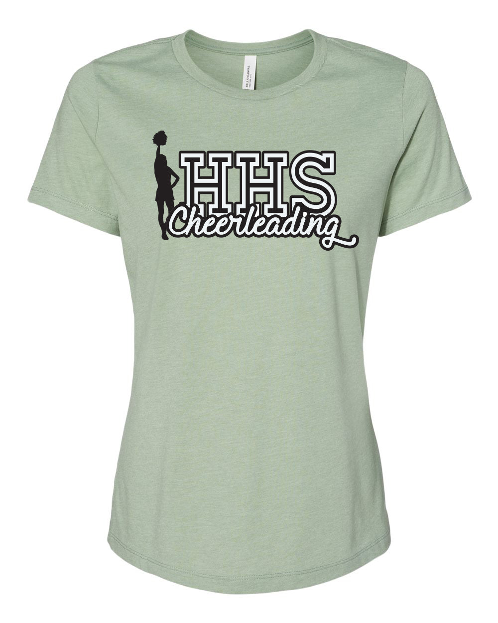6400CVC- HEMPSTEAD CHEERLEADING Women’s Relaxed Fit Heather CVC Tee
