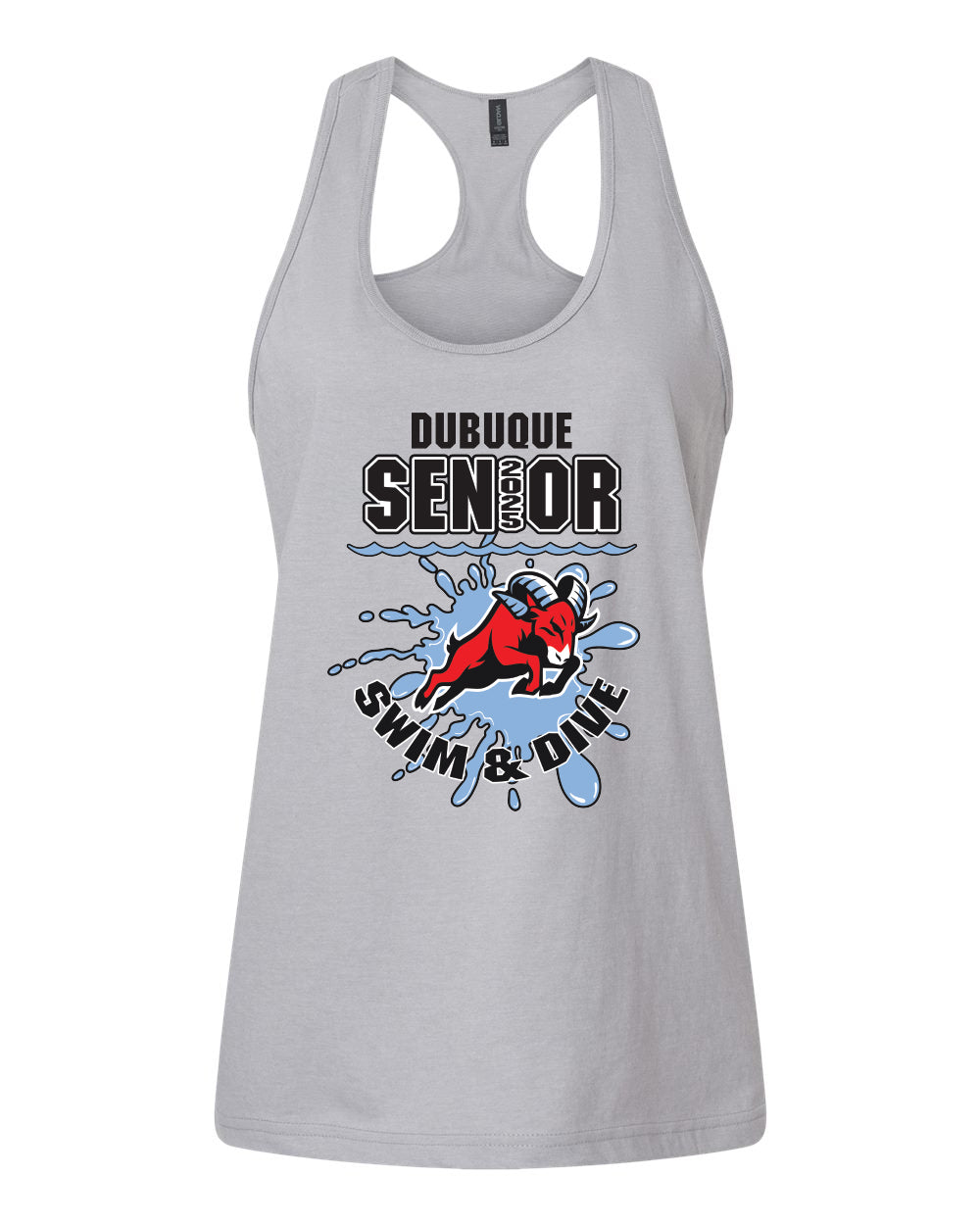 64220LCVC- DBQ SENIOR SWIM Women's Racerback Tank Top