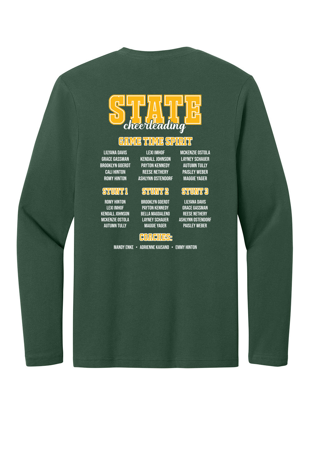 64400- HEMPSTEAD CHEER COMPETITION Unisex Softstyle® Long Sleeve T-Shirt