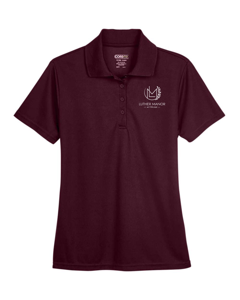 78181- LUTHER MANOR Women's Origin Performance Piqué Polo