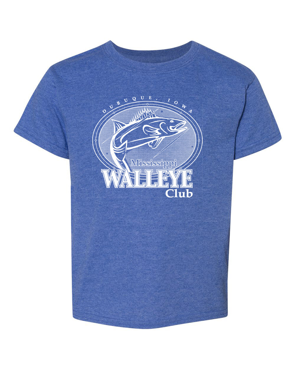 8000B- MISSISSIPPI WALLEYE CLUB Youth DryBlend® T-Shirt
