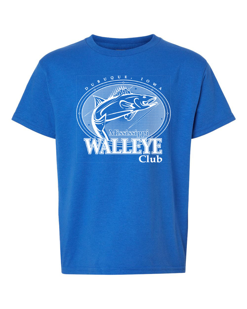 8000B- MISSISSIPPI WALLEYE CLUB Youth DryBlend® T-Shirt