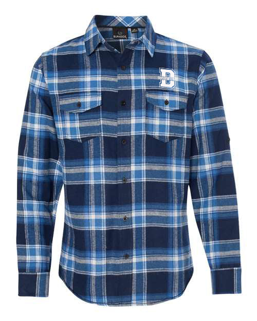 8210- DBQ SENIOR MEN'S SWIM Burnside - Yarn-Dyed Long Sleeve Flannel Shirt