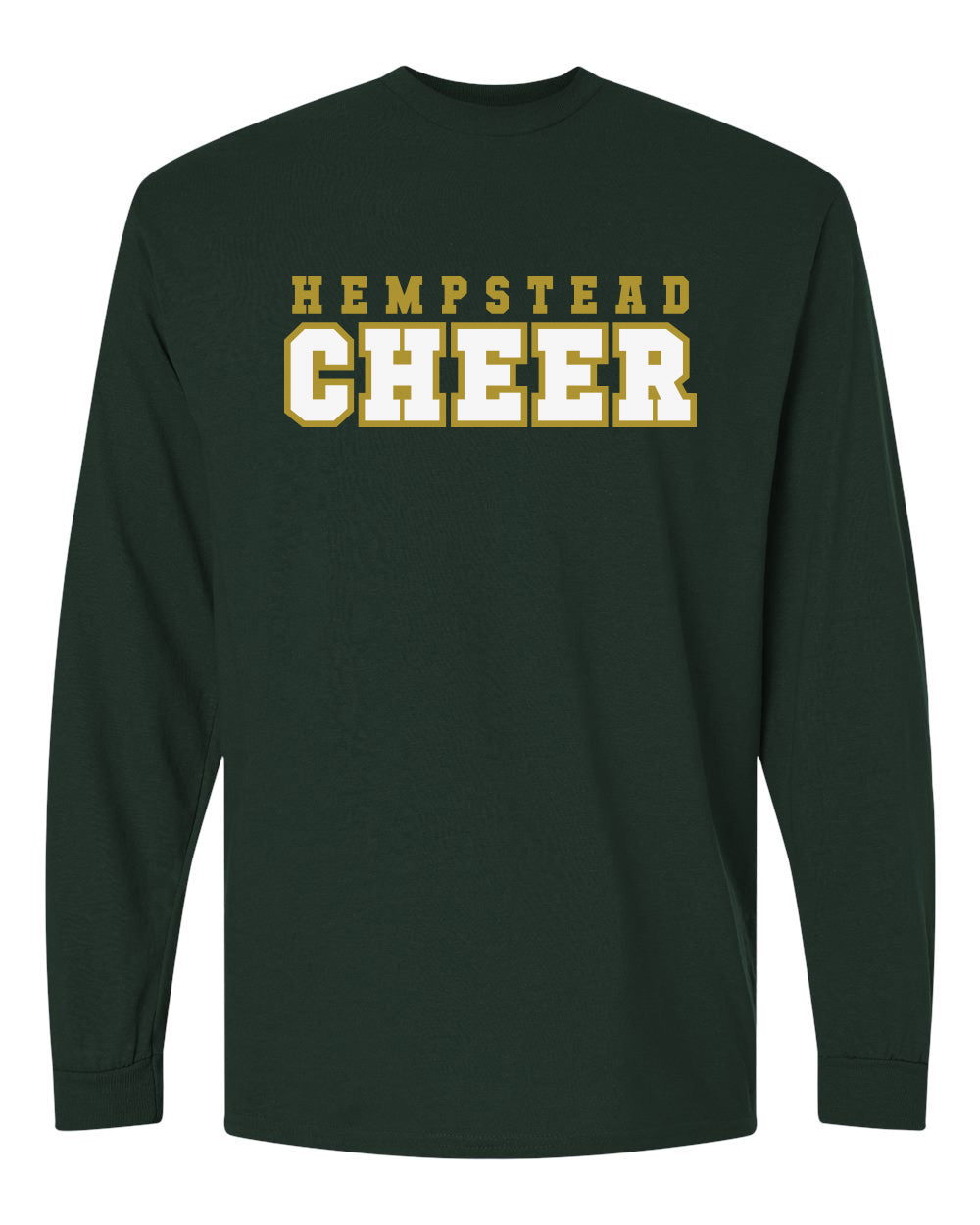 8400- HEMPSTEAD CHEER Unisex DryBlend® 50/50 Long Sleeve T-Shirt