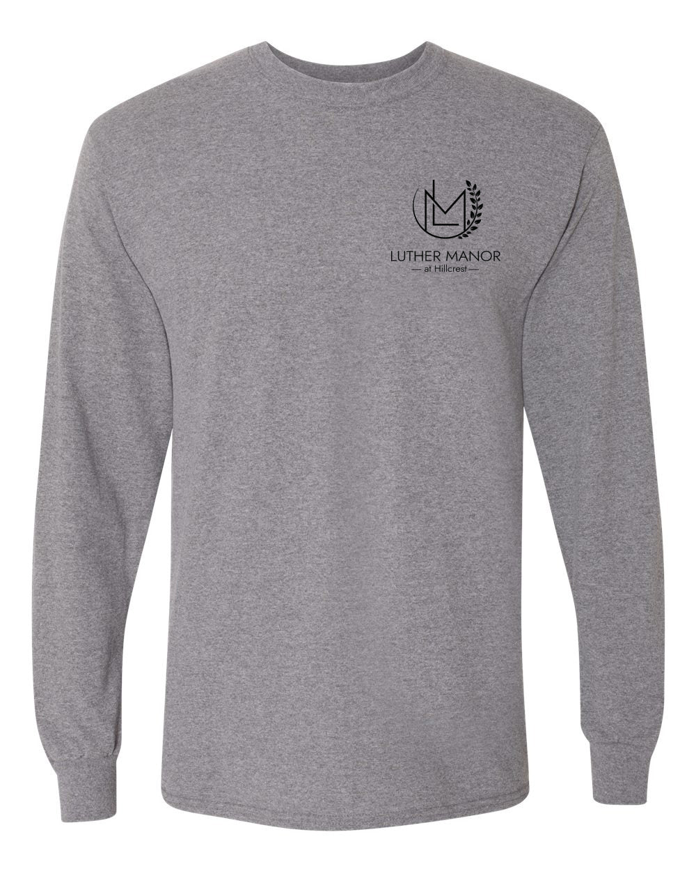8400- LUTHER MANOR Unisex DryBlend® 50/50 Long Sleeve T-Shirt