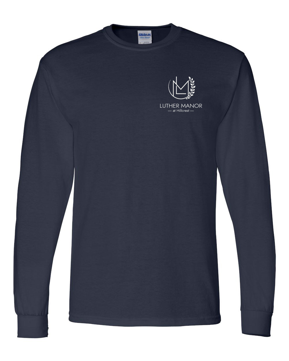 8400- LUTHER MANOR Unisex DryBlend® 50/50 Long Sleeve T-Shirt