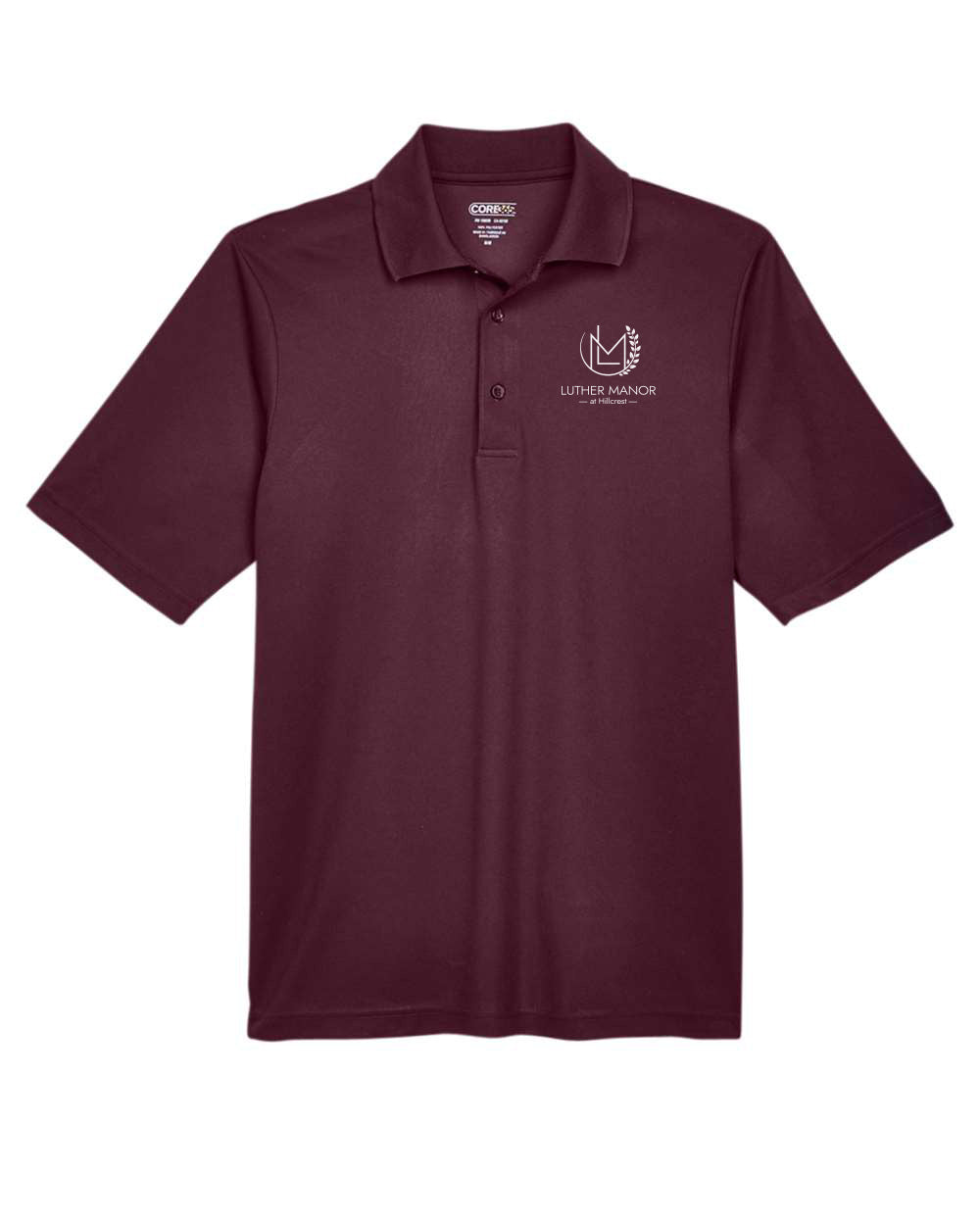 88181- LUTHER MANOR Men's Origin Performance Piqué Polo
