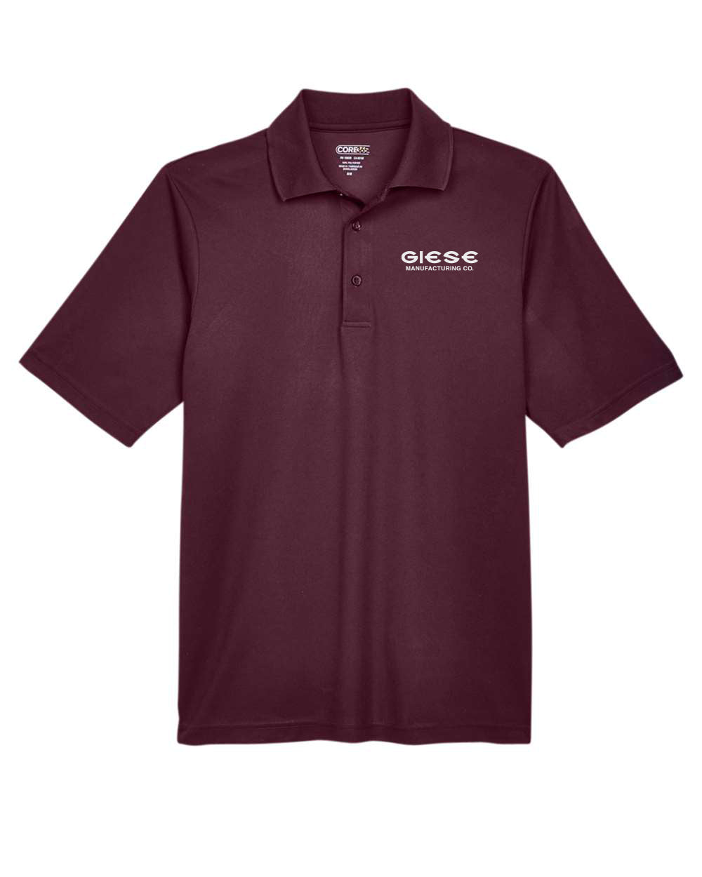 88181- GIESE MFG Men's Origin Performance Piqué Polo