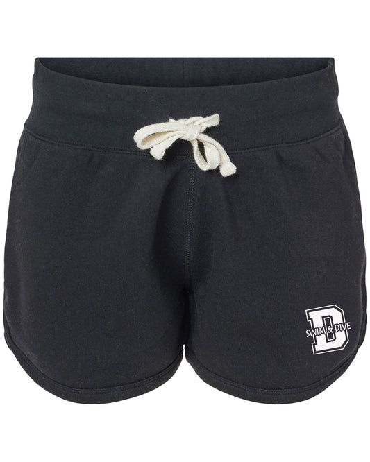 8856- DBQ SENIOR SWIM J America Ladies' Triblend Fleece Short
