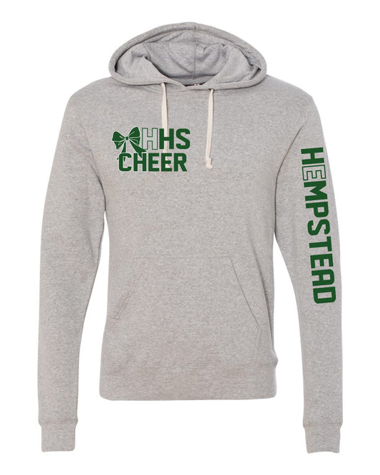 8871- HEMPSTEAD CHEER Triblend Fleece Hooded Sweatshirt