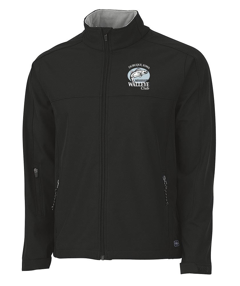 9718- MISSISSIPPI WALLEYE CLUB Men's Classic Soft Shell Jacket