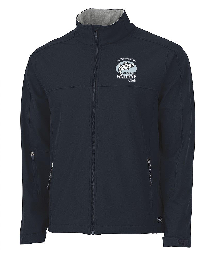 9718- MISSISSIPPI WALLEYE CLUB Men's Classic Soft Shell Jacket